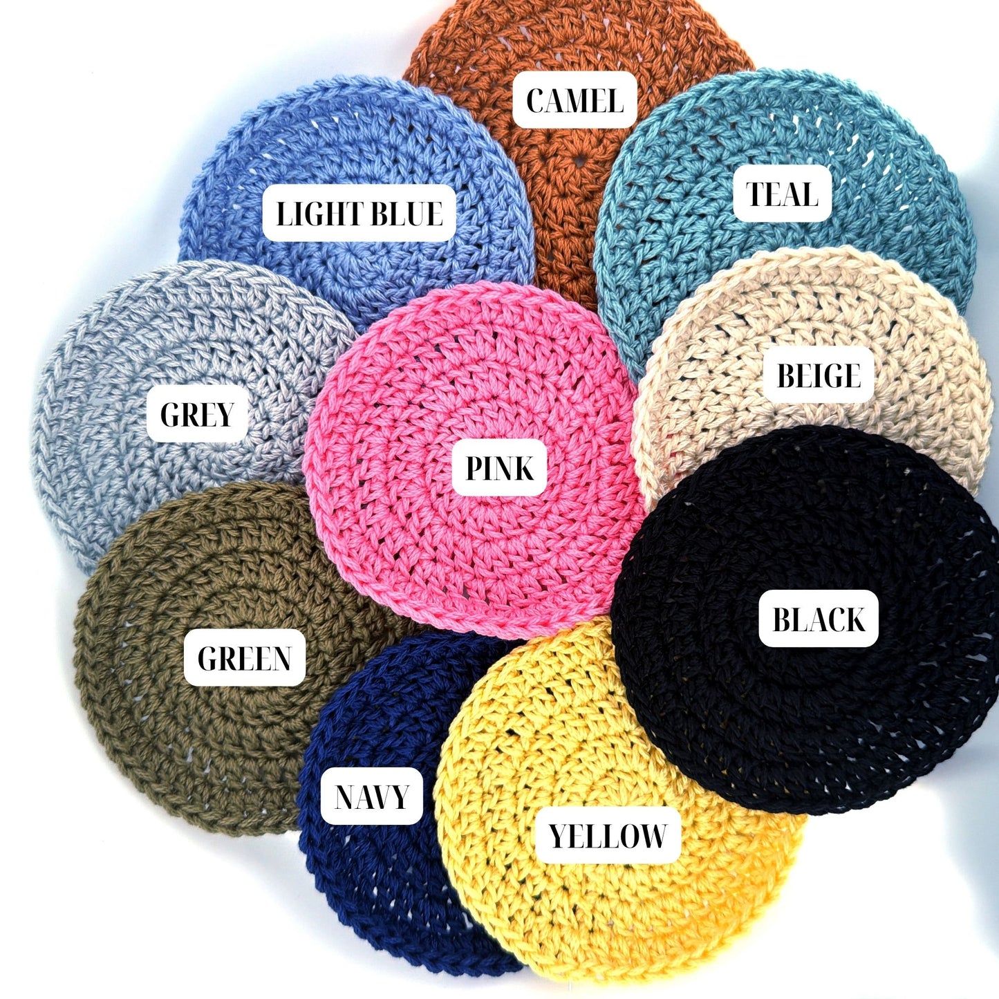 Crochet Coasters - Set of 4
